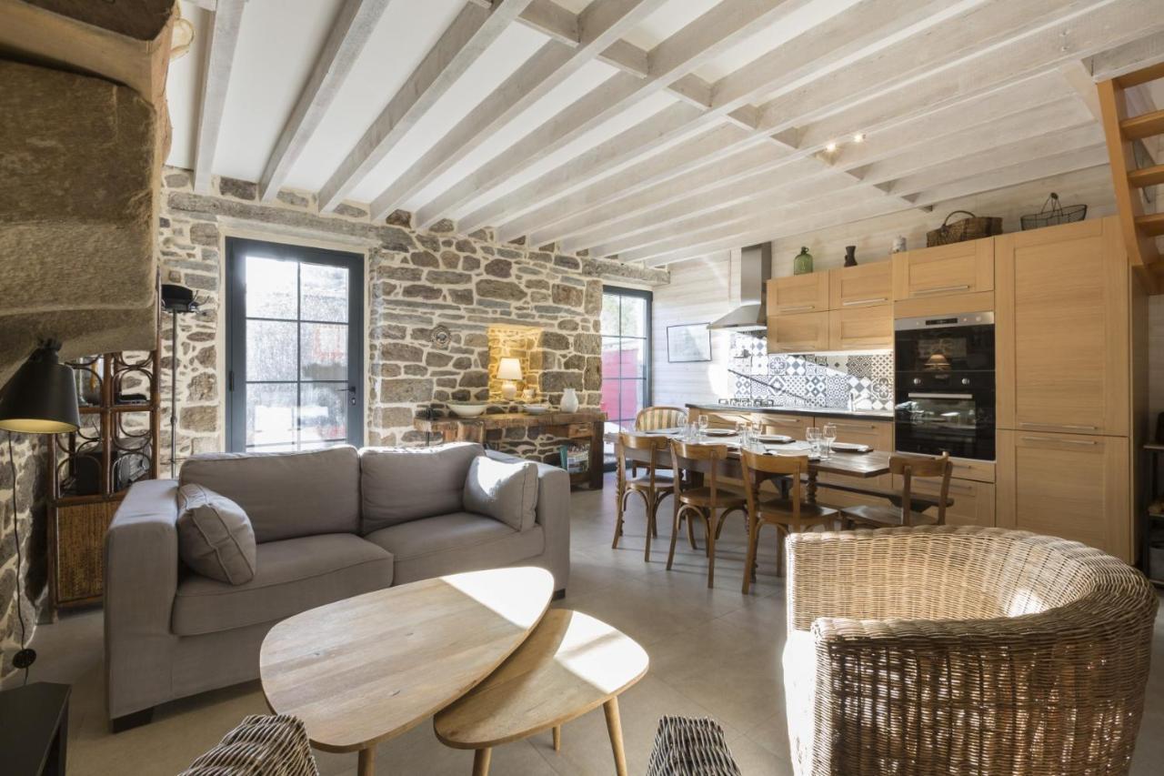 فيلا Saint Malo, Le Pont, Maison Plage A 100M المظهر الخارجي الصورة
