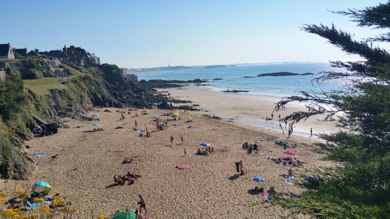 فيلا Saint Malo, Le Pont, Maison Plage A 100M المظهر الخارجي الصورة